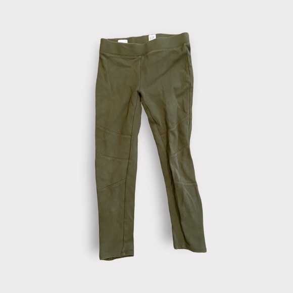 Gap Kids Leggings Olive Green S 6-7 - Picture 1 of 6